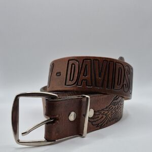 Harley-Davidson 34 inch Brown Leather Belt